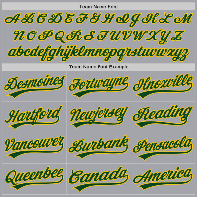 Custom Gray Green-Gold Authentic Baseball Jersey