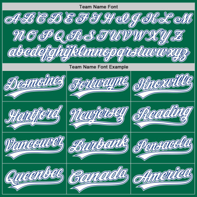Custom Kelly Green White-Royal Authentic Throwback Baseball Jersey