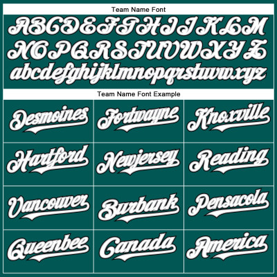 Custom Midnight Green White Gray-Black Authentic Baseball Jersey