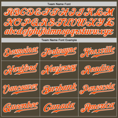 Custom Olive Orange-White Authentic Salute To Service Baseball Jersey