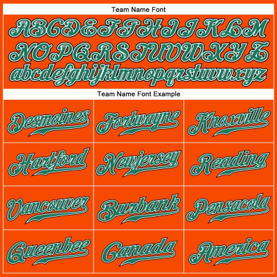 Custom Orange Kelly Green Pinstripe Kelly Green-Black Authentic Baseball Jersey