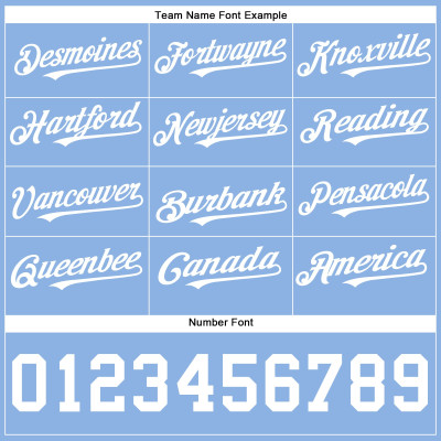Custom Powder Blue White Authentic Baseball Jersey