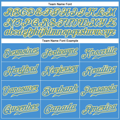 Custom Powder Blue Gold-White Authentic Baseball Jersey