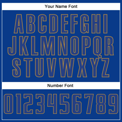 Custom Royal Royal-Old Gold Authentic Baseball Jersey