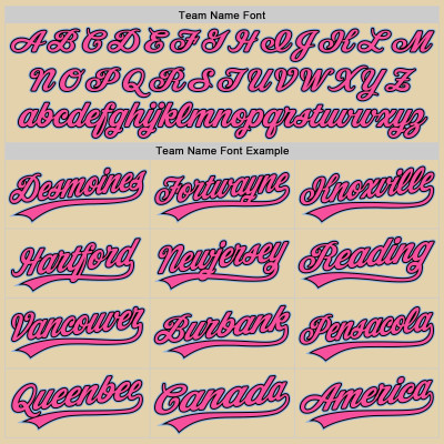 Custom Sand Pink Black-Light Blue Authentic Baseball Jersey