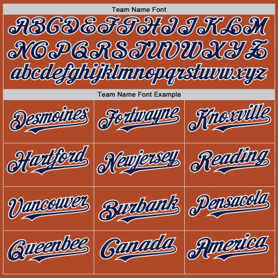 Custom Texas Orange Navy-White Line Authentic Baseball Jersey