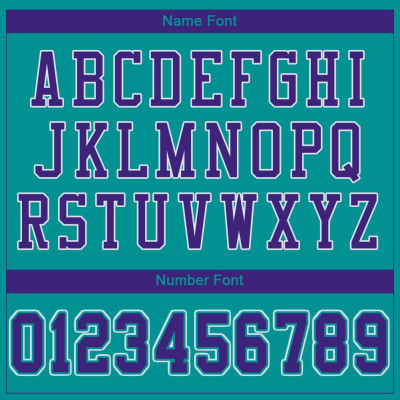 Custom Aqua Purple-White Mesh Authentic Football Jersey