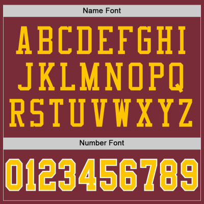 Custom Burgundy Gold-White Mesh Authentic Throwback Football Jersey