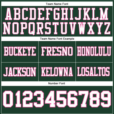 Custom Green White-Pink Mesh Authentic Football Jersey