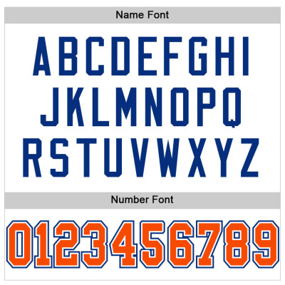 Custom White Orange-Royal Mesh Authentic Football Jersey