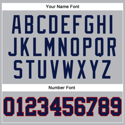 Custom Gray Navy Pinstripe Navy-Red Authentic Basketball Jersey