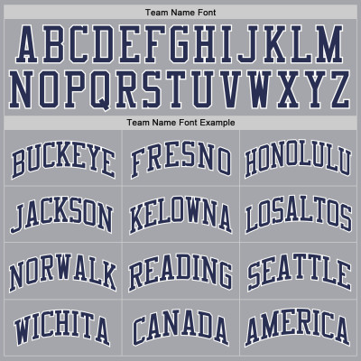 Custom Gray Navy-White Authentic Throwback Basketball Jersey
