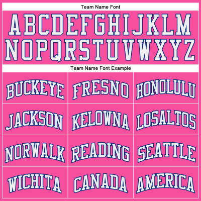 Custom Pink White-Royal Authentic Throwback Basketball Jersey