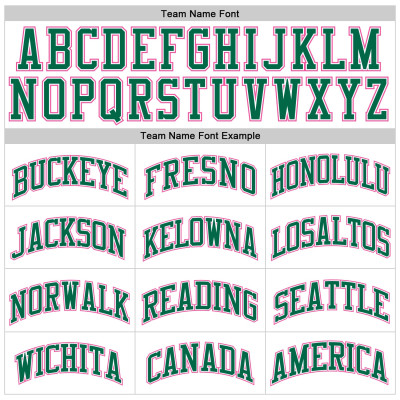 Custom White Pink-Kelly Green Authentic Throwback Basketball Jersey