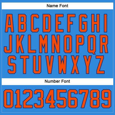 Custom Electric Blue Orange-Royal Hockey Lace Neck Jersey