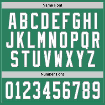 Custom Kelly Green White-Gray Hockey Jersey