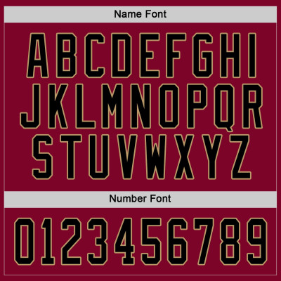 Custom Maroon Black-Old Gold Hockey Jersey
