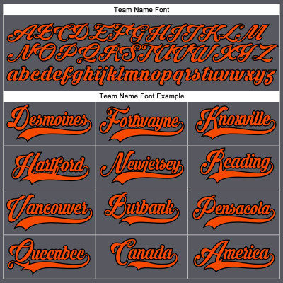 Custom Steel Gray Orange-Black Hockey Lace Neck Jersey