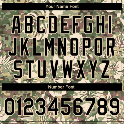 Custom Camo Black-Cream Hawaii Palm Leaves 3D Pattern Design Bomber Full-Snap Varsity Letterman Salute To Service Jacket