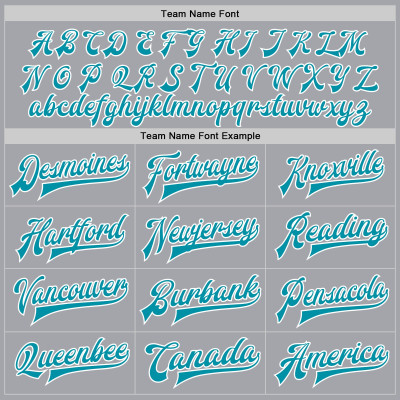 Custom Gray Teal-White Bomber Full-Snap Varsity Letterman Jacket