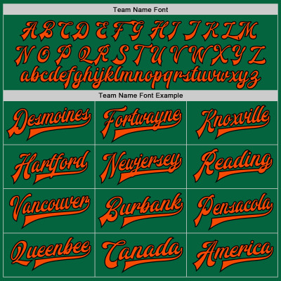 Custom Kelly Green Orange-Black Bomber Full-Snap Varsity Letterman Two Tone Jacket