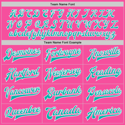 Custom Pink Aqua-White Bomber Full-Snap Varsity Letterman Jacket