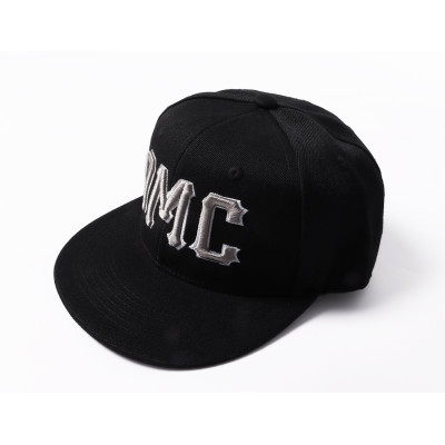 Custom Black Light Gray-White Stitched Adjustable Snapback Hat